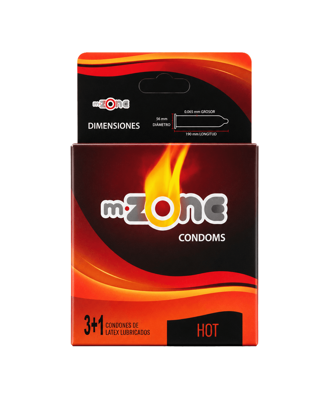 PRESERVATIVO M-ZONE HOT X4