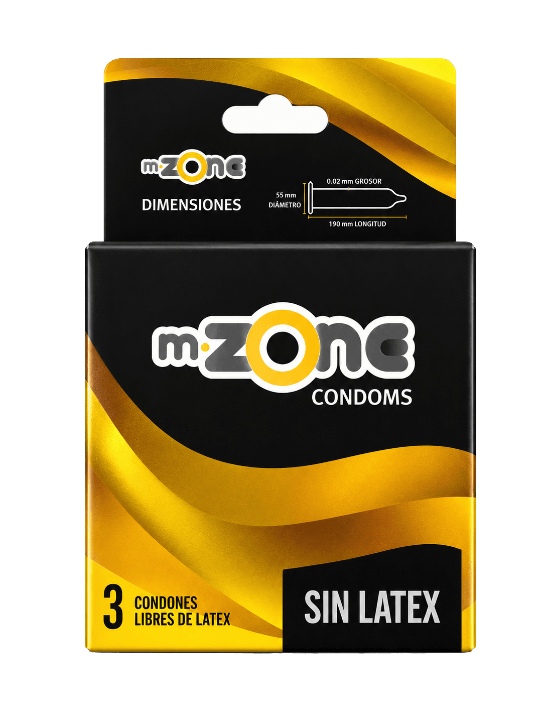 PRESERVATIVO M-ZONE SIN LATEX X 3UND