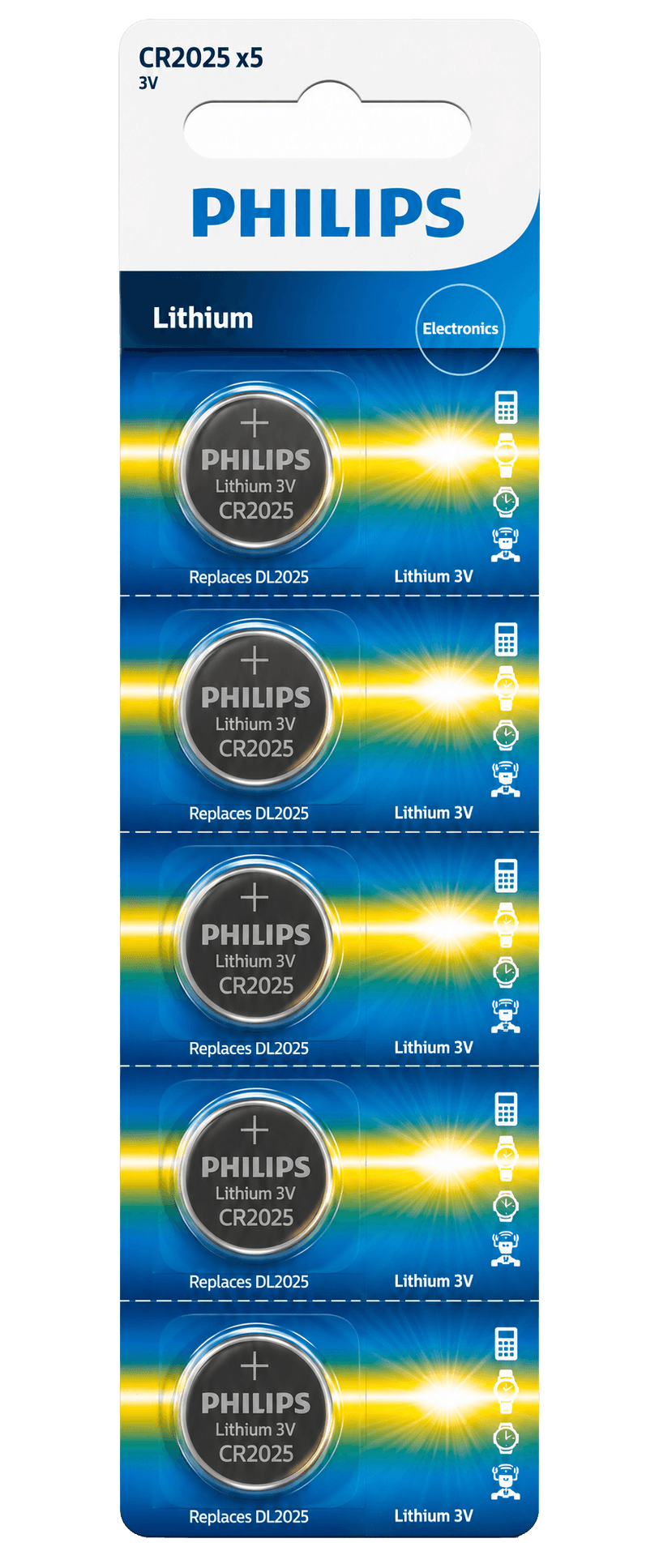 PILA PHILIPS ALKALINE CR2025 X 1 UND