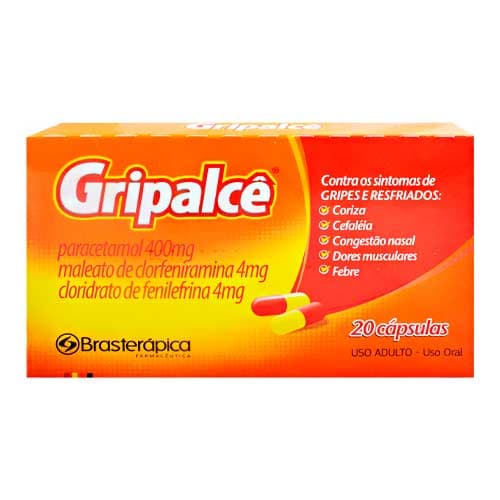 GRIPALCE 400MG/4MG/4MG  X20 CAPSULAS