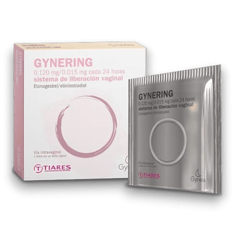 GYNERING 0.120MG/0.015MG X 1 ANILLO VAGI