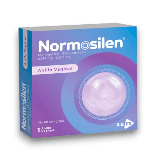 NORMOSILEN 0,120MG-0,015MG X1 ANILLO VAG