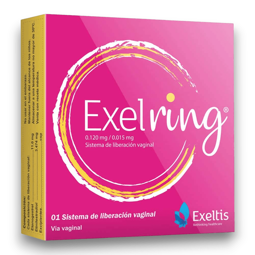 EXELRING 0,120MG-0,015MG X 1 ANILLO VAG