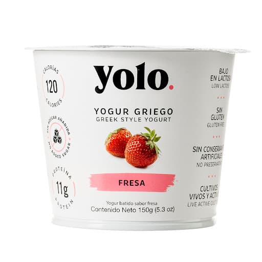 YOGURT GRIEGO YOLO FRESA 150GR