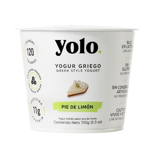 YOGUR GRIEGO YOLO PIE DE LIMON 150G