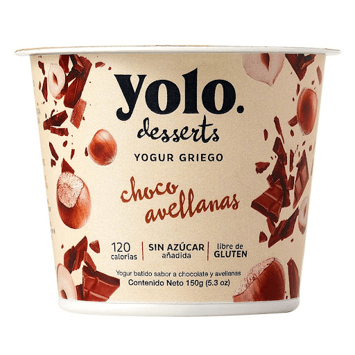 YOGUR GRIEGO YOLO CHOCO AVELLANAS 150GR