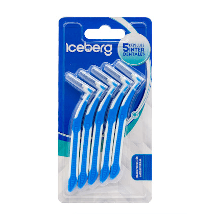 CEPILLO INTERDENTAL ICEBERG MANUAL X 5 UND