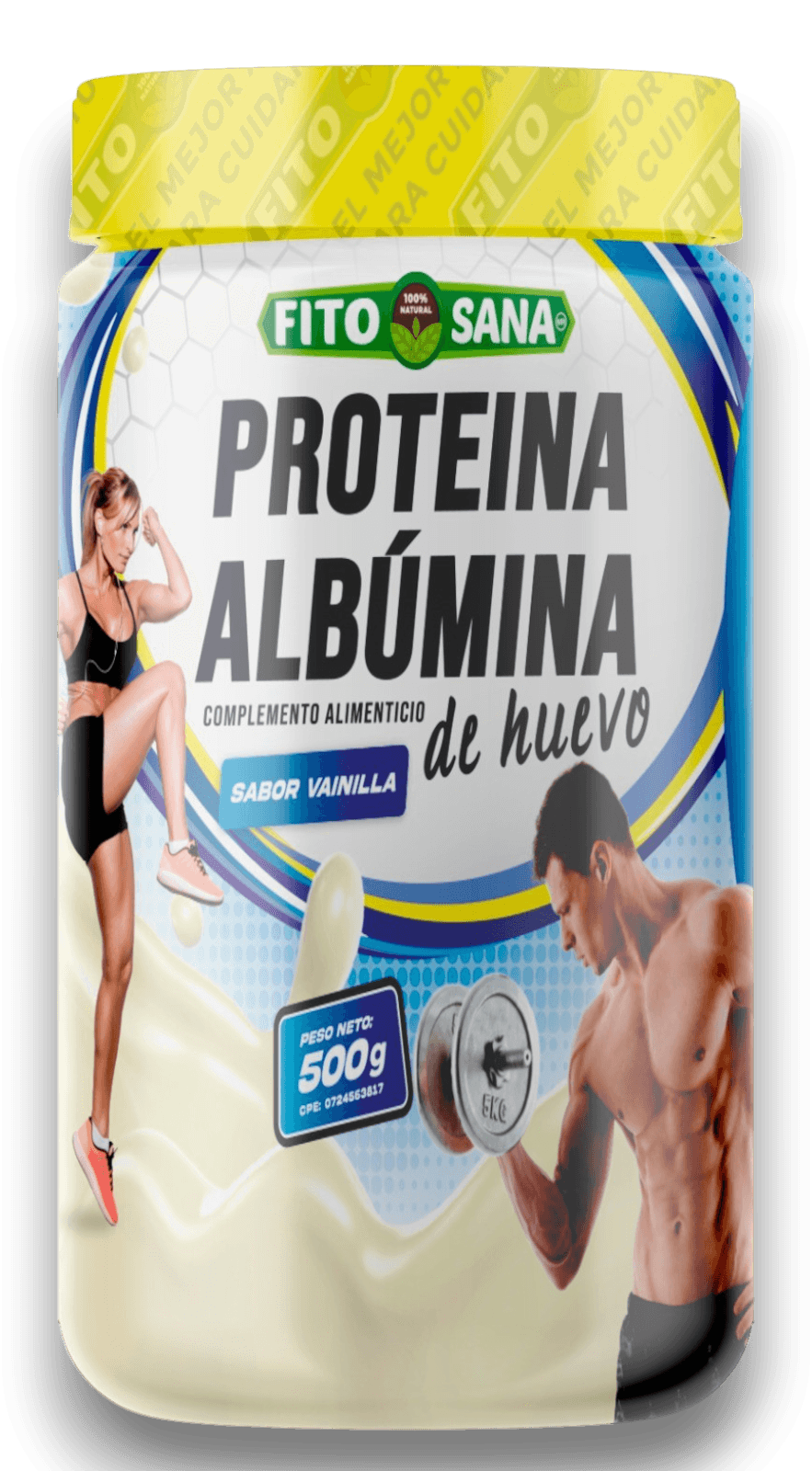 PROTEINA DE HUEVO VAINILLA FITOSANA X 500