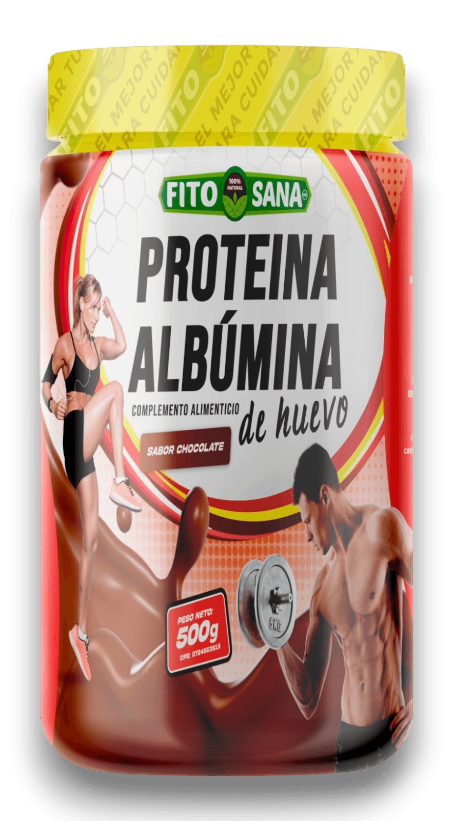 PROTEINA DE HUEVO CHOCOLATE FITOSANA X 500