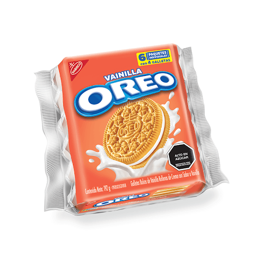 GALLETA OREO VAINILLA 36GR X6 PAQUETES