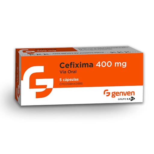 CEFIXIMA 400MG X 5 CAP