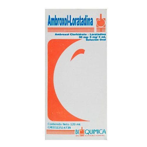 AMBROXOL/LORATADINA JBE 30MG/5MG X120ML