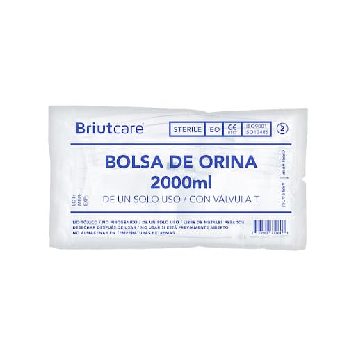 BOLSA ORINA CISTOFLOW 2000 ML X 1 BRIUT