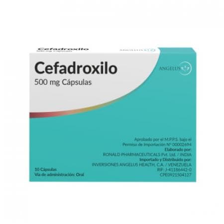 CEFADROXILO 500MG X 10CAP ANGELUS