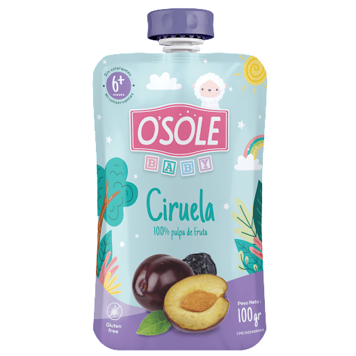 COMPOTA OSOLE CIRUELA 100G POUCH