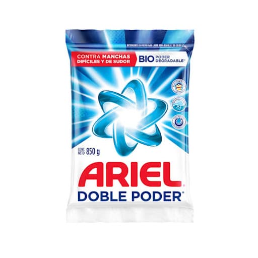JABON ARIEL DOBLE PODER 850GR