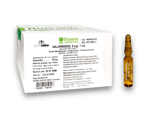 HALOPERIDOL 5MG/1ML X 1  AMP BIOSANO