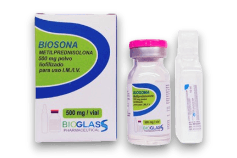 BIOSONA METILPREDNISOLONA 500MG I.M I.V X 1 AMP