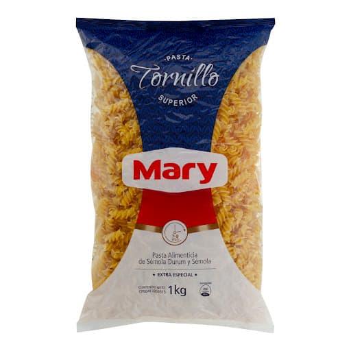 PASTA MARY SUPERIOR TORNILLOS 1 KG