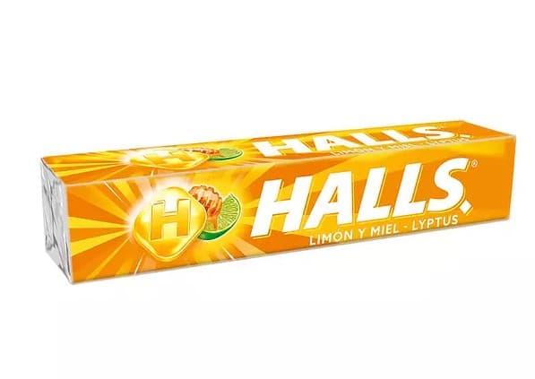 HALLS LIMON Y MIEL X 1 UND