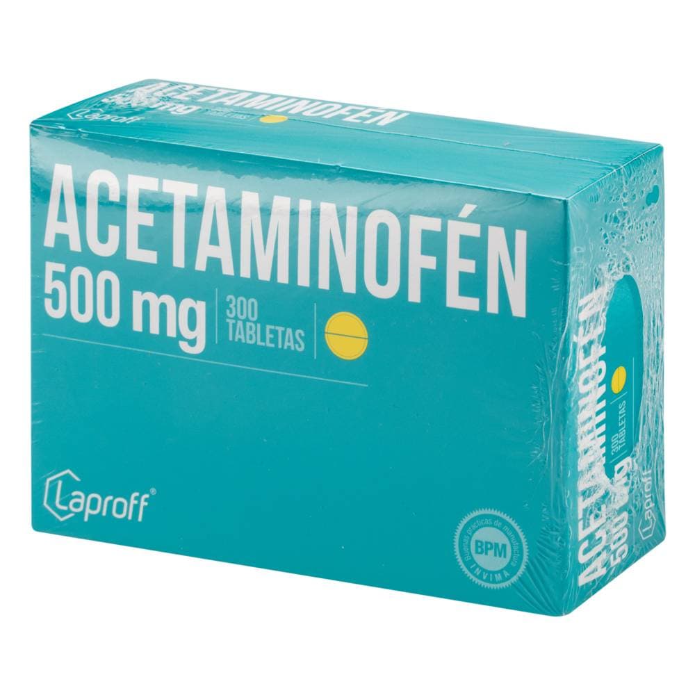 ACETAMINOFEN 500MG BLISTER X10