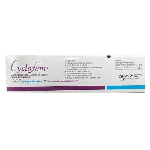 CYLOFEM 25MG-5MG AMP INTRAMUSCULAR X 1