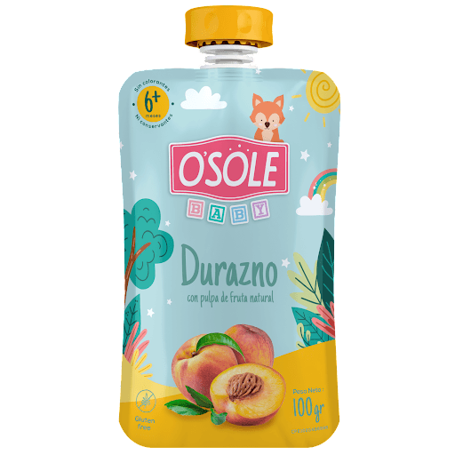 COMPOTA OSOLE DURAZNO 100G POUCH