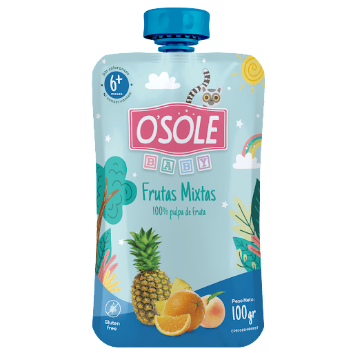 COMPOTA OSOLE FRUTAS/MIXTA 100G POUCH