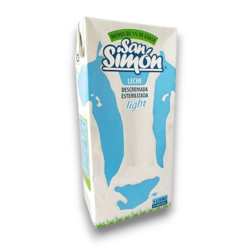 LECHE SAM SIMON DESCREMADA LIGHT UHT 1LT