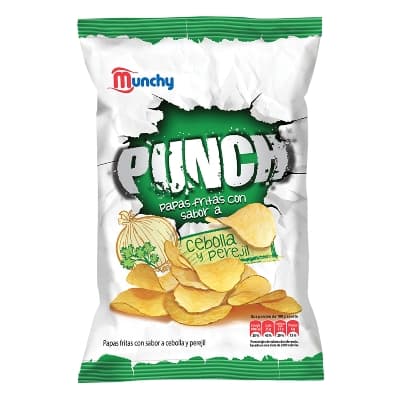 MUNCHY PAPAS PUNCH CEBOLLA PEREJIL 80G