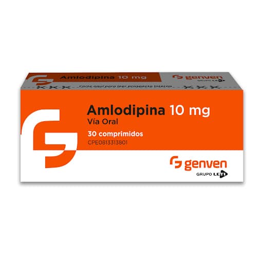 AMLODIPINA 10MG X 30COM GENVEN