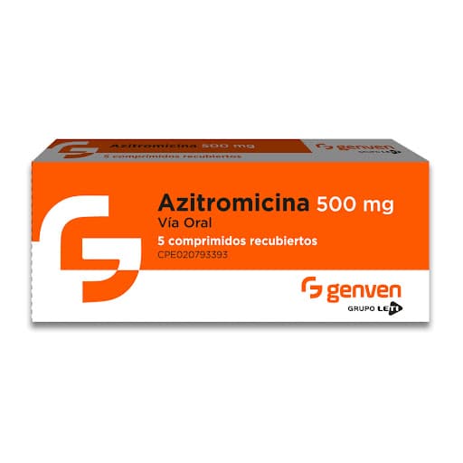 AZITROMICINA 500MG X 5COM GENVEN