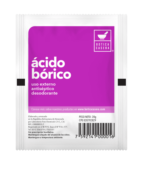 ACIDO BORICO x 20GR