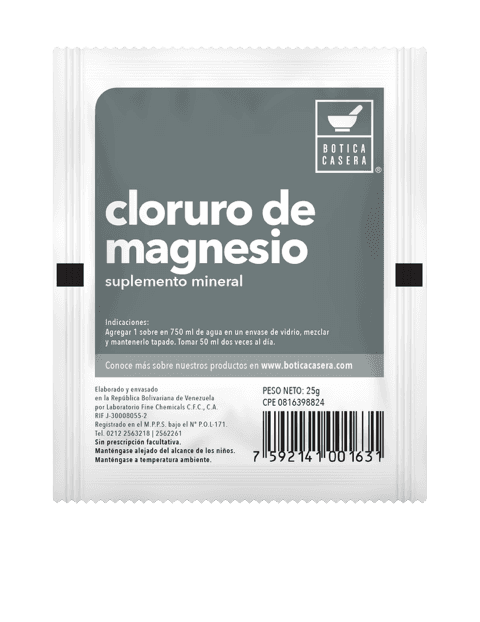 CLORURO DE MAGNESIO 25 G