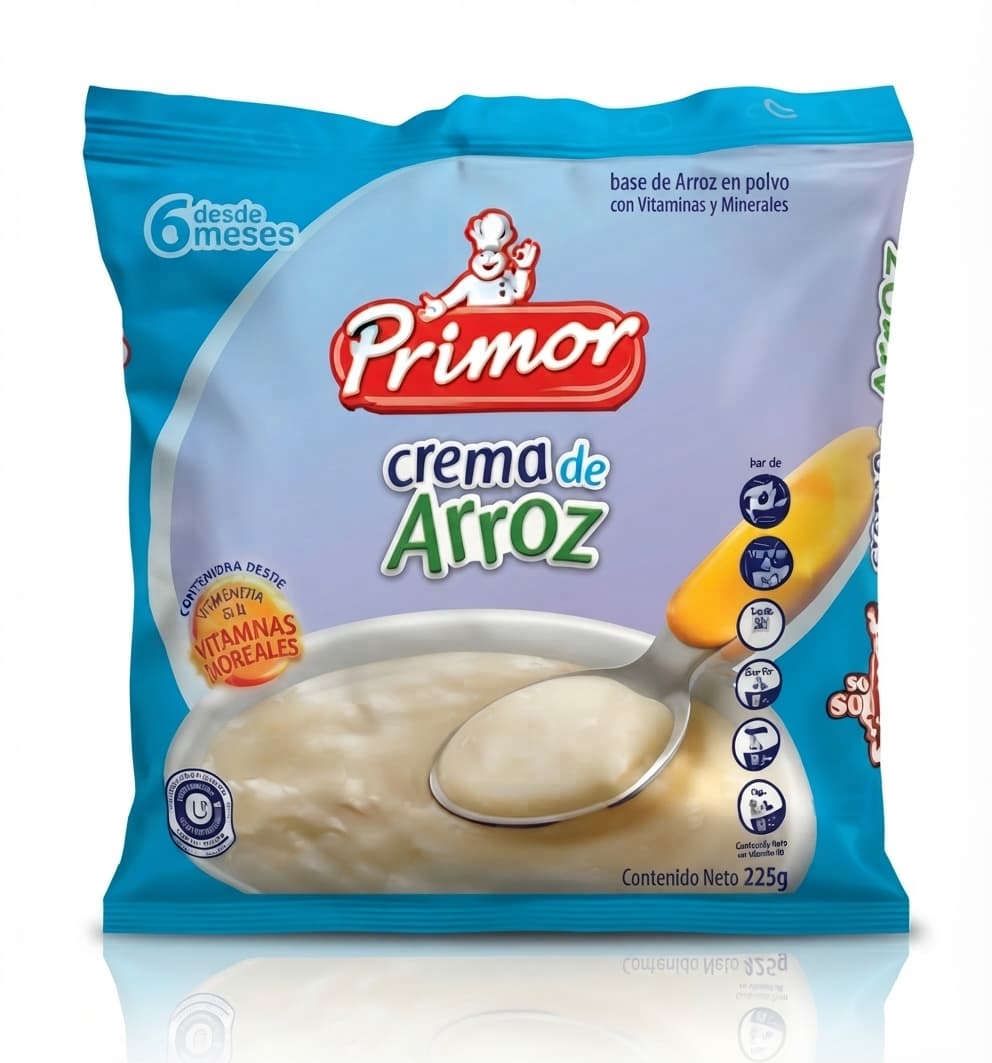 CREMA DE ARROZ PRIMOR BOLSA 225 G