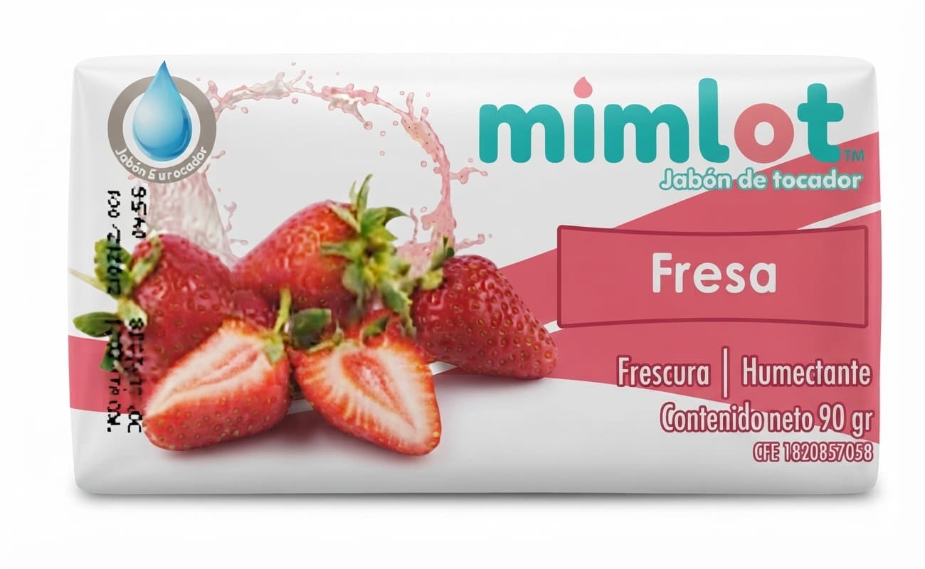 JABON TOCADOR MIMLOT FRESA 90GR