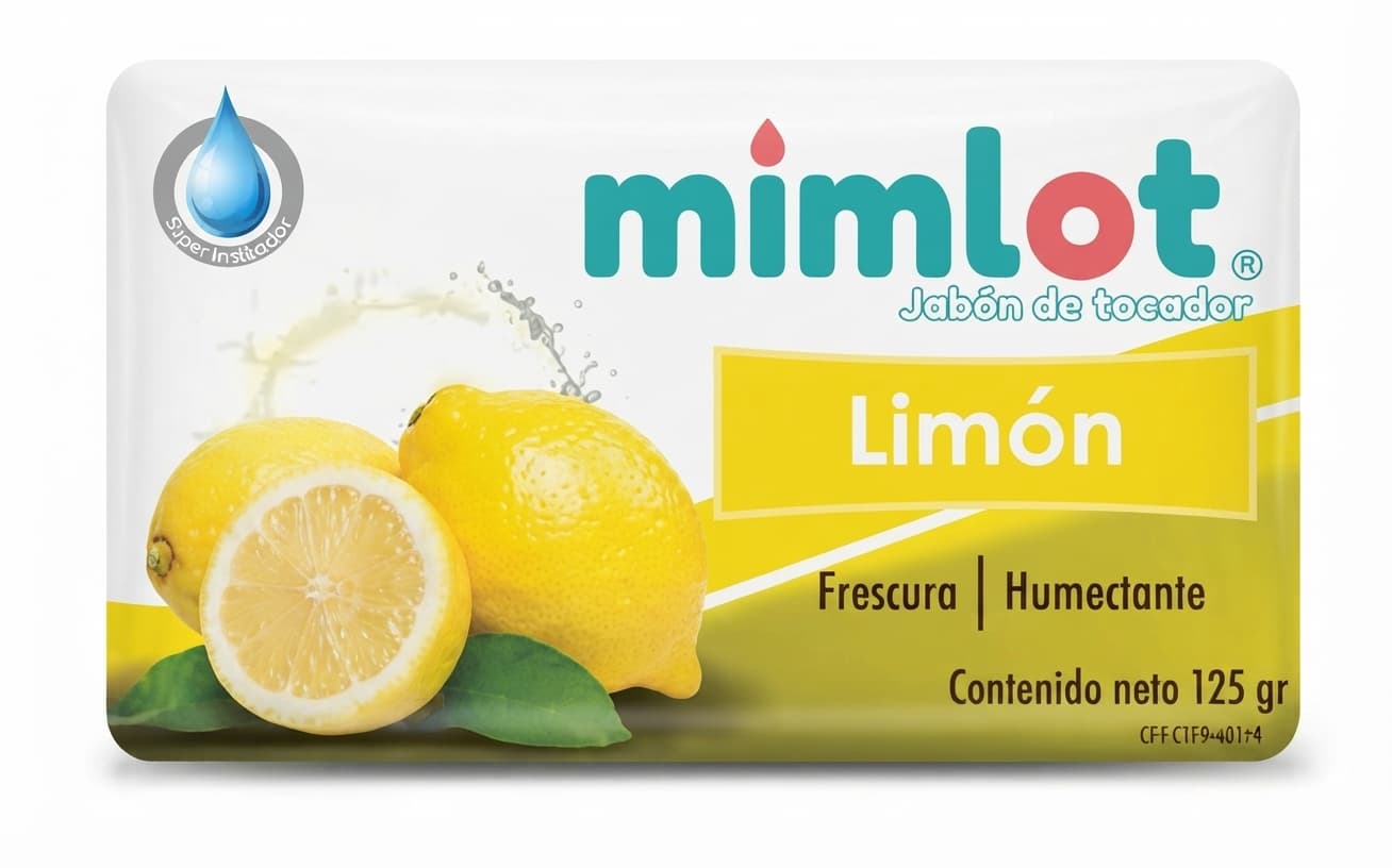 JABON TOCADOR MIMLOT LIMON 125GR