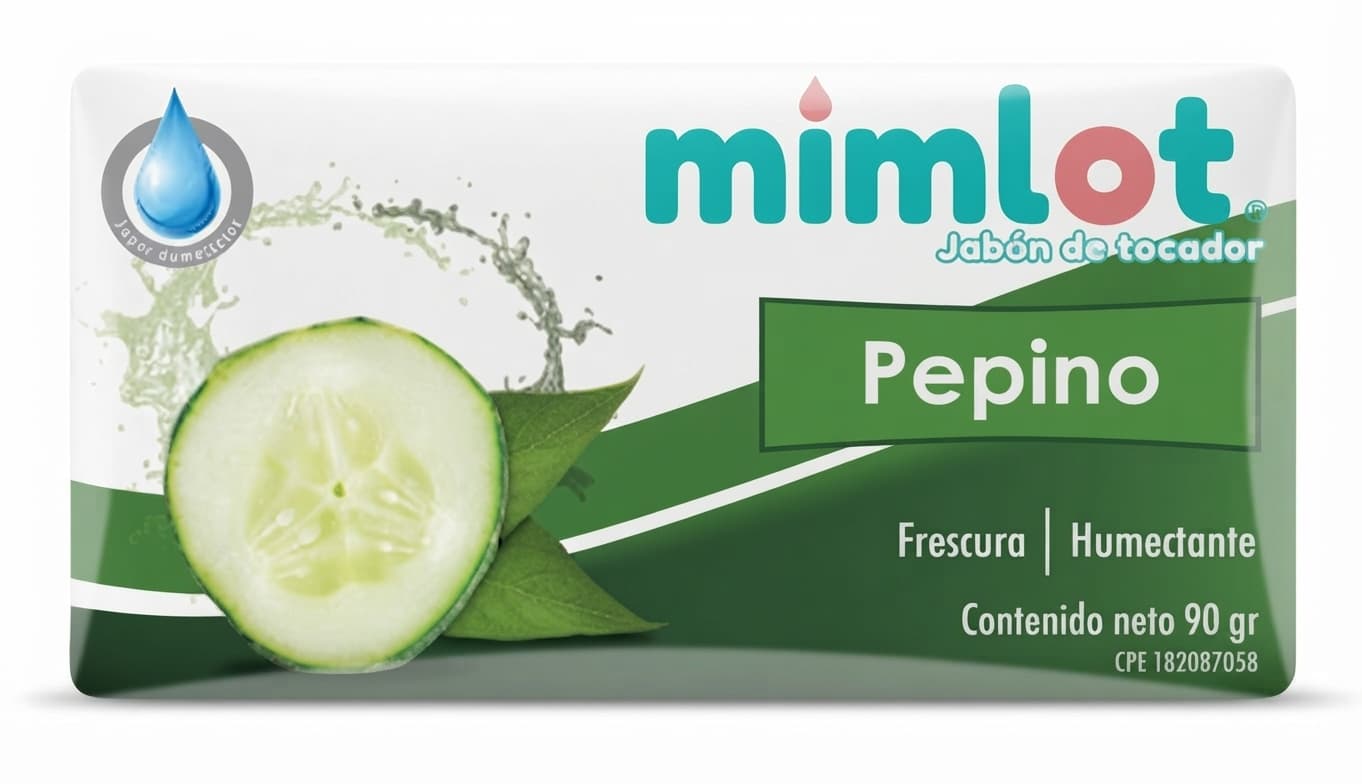 JABON TOCADOR MIMLOT PEPINO 90GR