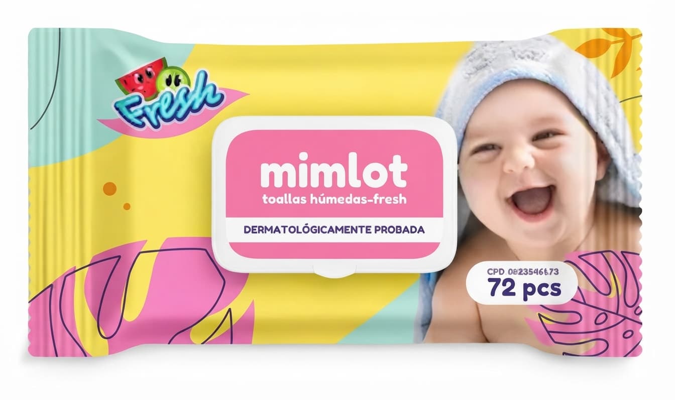 TOALLAS HUMEDAS MIMLOT FRESH  X 72