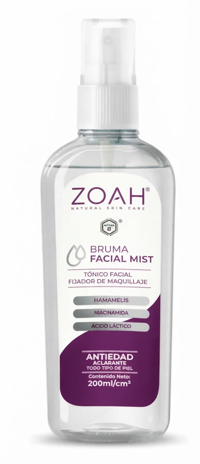 BRUMA FACIAL MIST ZOAH 200ML