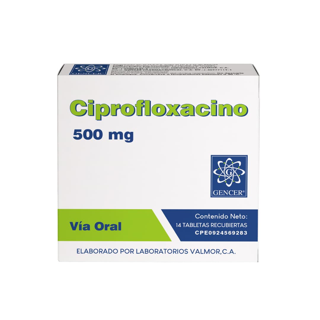 CIPROFLOXACINO 500MG X 14 TAB