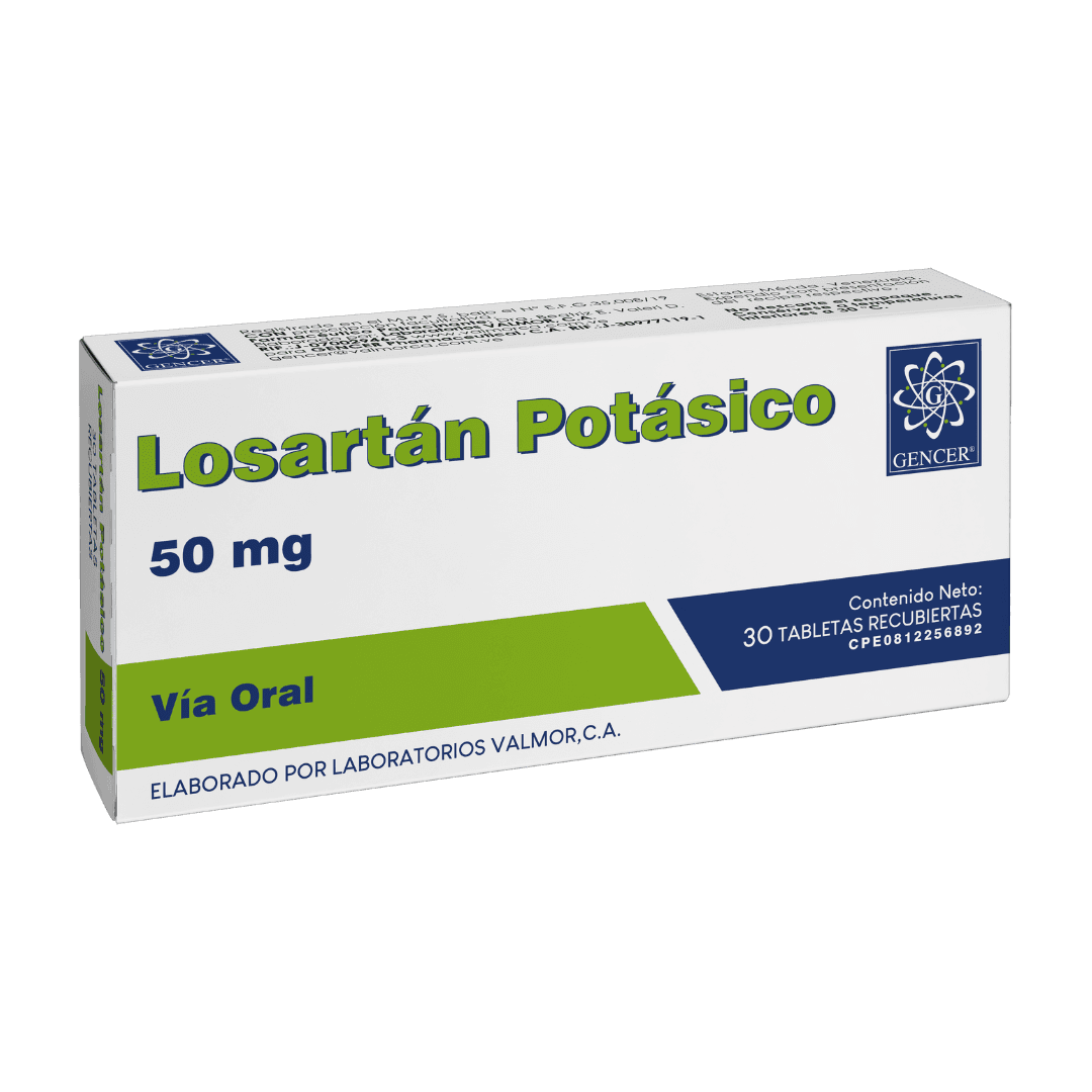 LOSARTAN POTASICO 50MG X 30 TAB