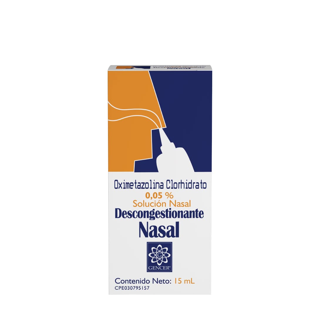 OXIMETAZOLINA CLOR 0.05% SOL NASAL 15ML