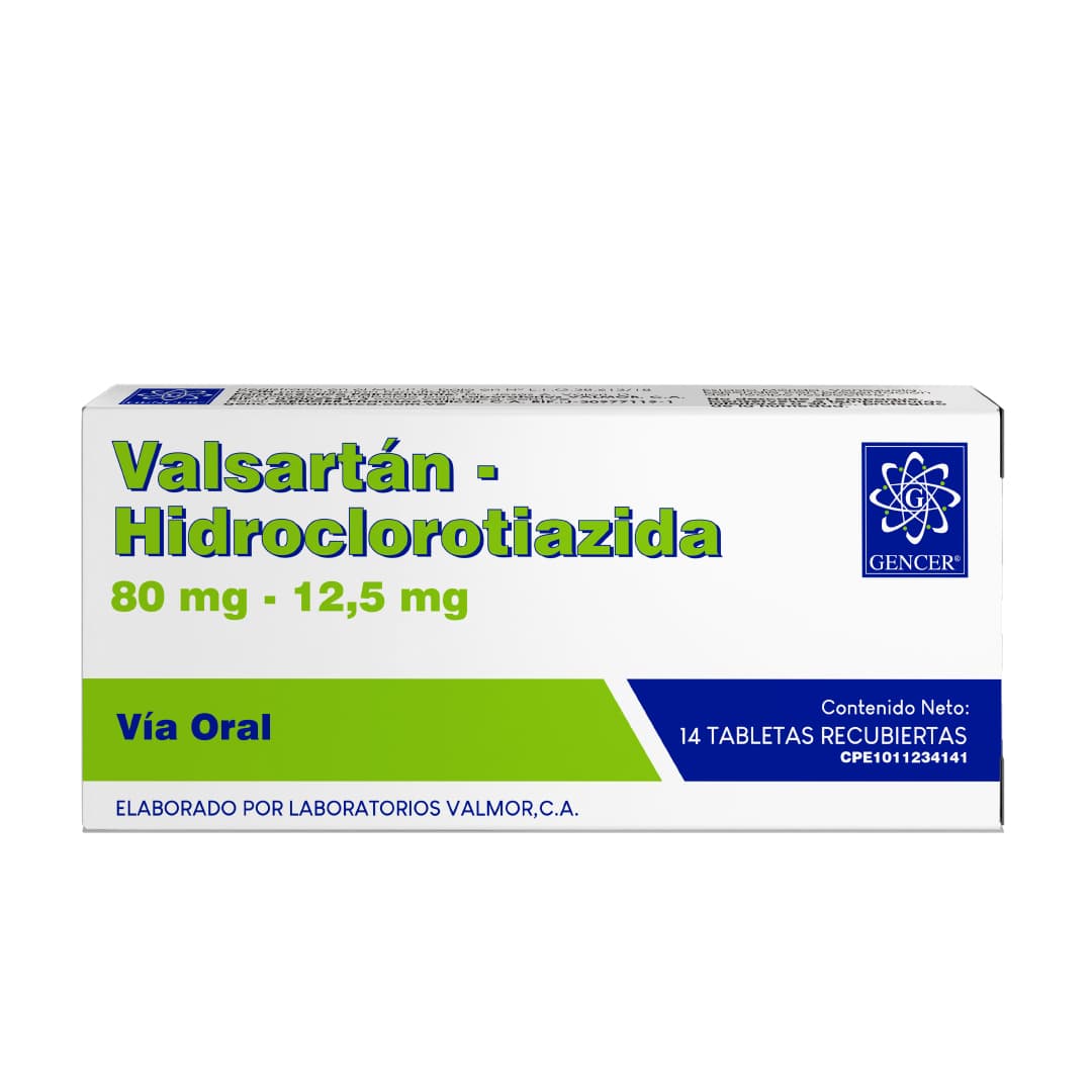 VALSARTAN HCT 80MG/12.5MG X 14 TAB