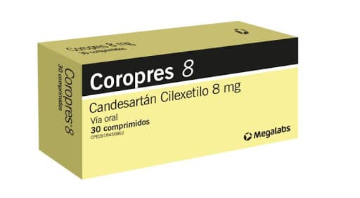 COROPRES H 8MG - 125MG X 30 COMP