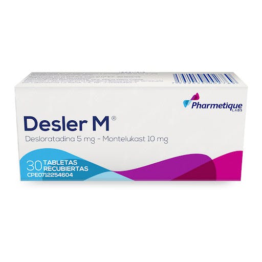 DESLER M 5 mg -10 mg X 30 TABLETAS