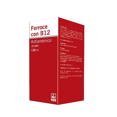 FERROCE CON B12 ANTIANEMICO  120ML