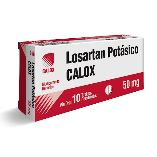 LOSARTAN POTASICO 50MG X 10TAB CALOX
