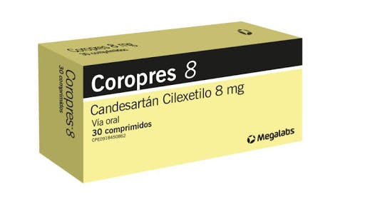COROPRES 8MG X 30 COMP