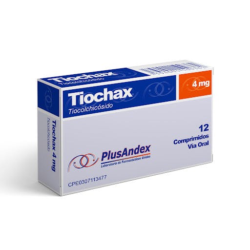 TIOCHAX 4MG X 12COMP